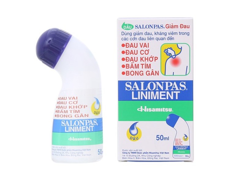 Dầu giảm đau cơ Salonpas Liniment (50ml)