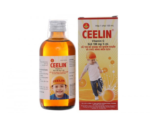 Siro bổ sung Vitamin C cho trẻ em Ceelin (120ml)
