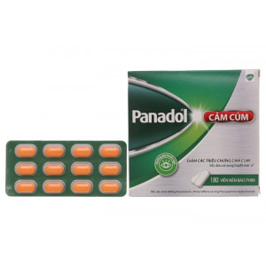 Thuốc giảm các triệu chứng cảm cúm không gây buồn ngủ Panadol Cold Flu (15 vỉ x 12 viên/hộp)