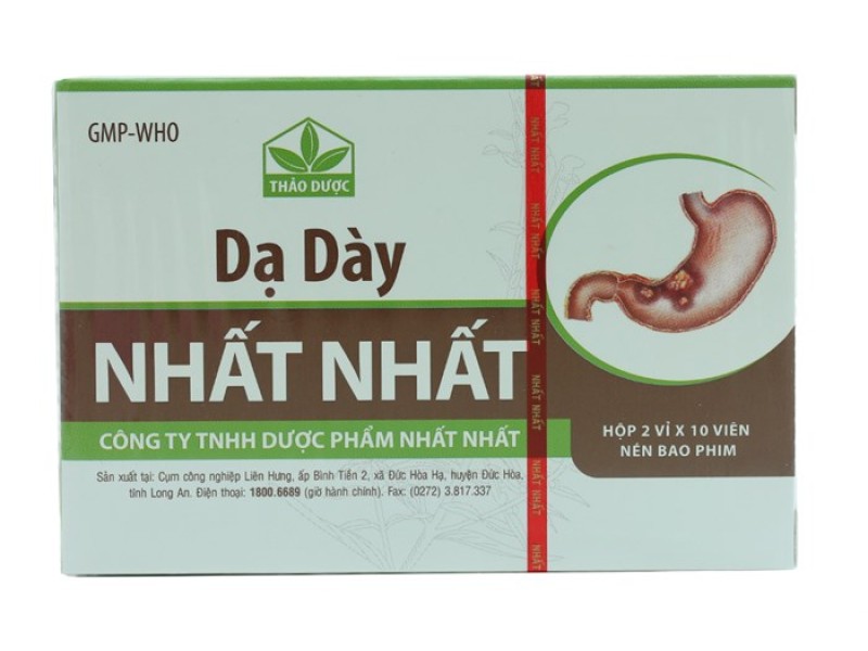 Dạ dày Nhất Nhất (2 vỉ x 10 viên/hộp)