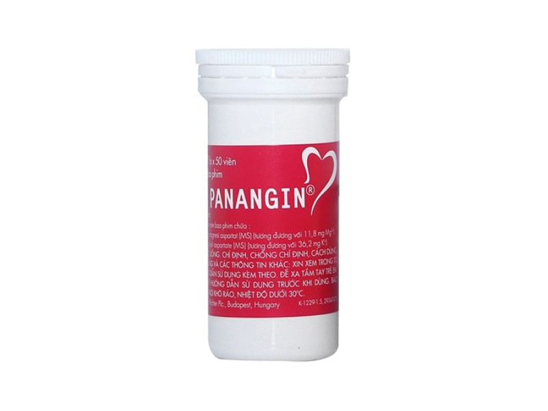 Thuốc trị suy tim Panangin (50 viên/hộp)