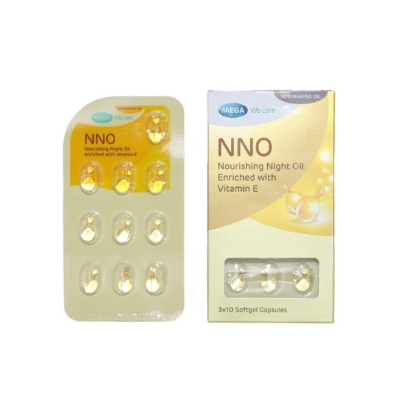 Dầu dưỡng da ban đêm NNO Nourishing Night Oil (3 vỉ x 10 viên/hộp)