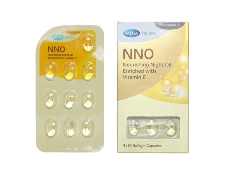 Dầu dưỡng da ban đêm NNO Nourishing Night Oil (3 vỉ x 10 viên/hộp)