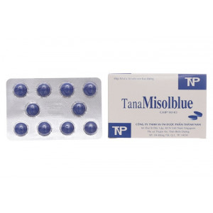 Thuốc hỗ trợ trị viêm đường tiết niệu TanaMisolblue (10 vỉ x 10 viên/hộp)