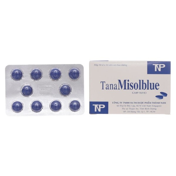 Thuốc hỗ trợ trị viêm đường tiết niệu TanaMisolblue (10 vỉ x 10 viên/hộp)