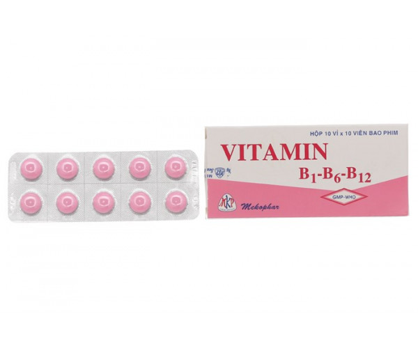Thuốc bổ sung Vitamin B1-B6-B12 MKP (10 vỉ x 10 viên/hộp)