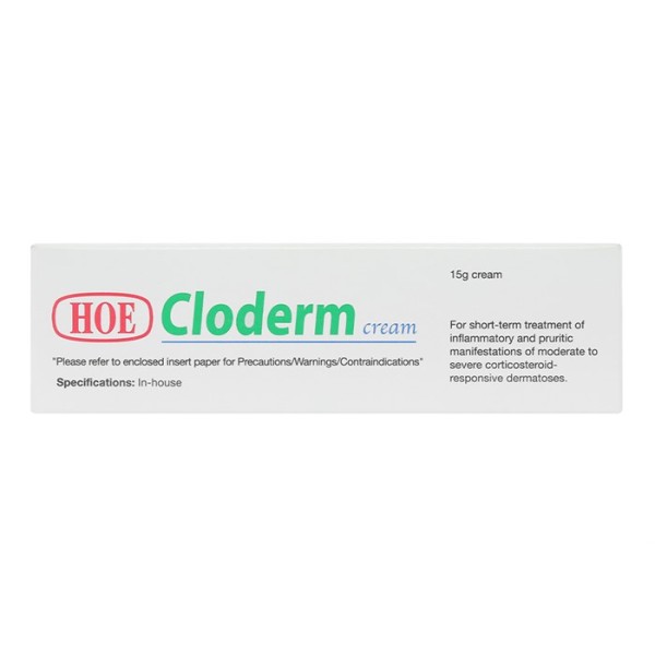 Kem bôi trị viêm da Cloderm cream (15g)