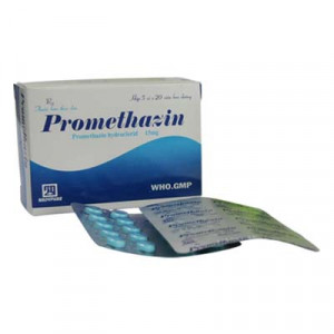 Thuốc chống dị ứng Promethazin 15mg (5 vỉ x 20 viên/hộp)