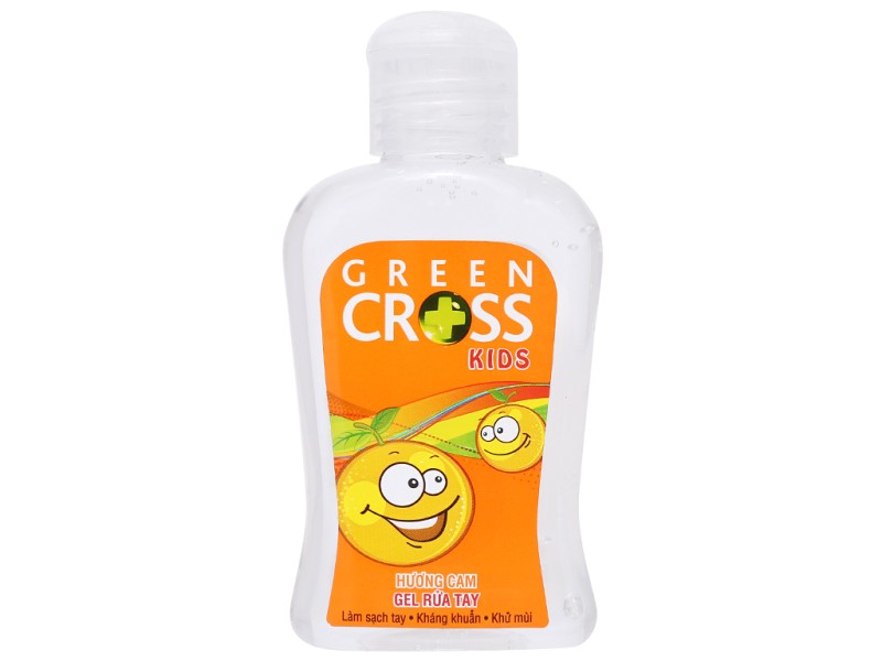 Gel rửa tay khô Green Cross hương cam (100ml)