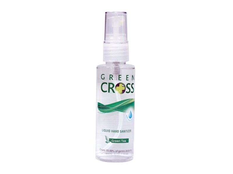 Xịt rửa tay khô Green Cross hương Trà xanh (70ml)