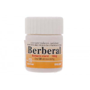 Thuốc trị tiêu chảy, kiết lỵ Berberal 10mg (120 viên/chai)
