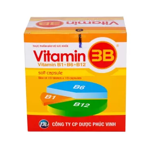 Vitamin 3B PV (10 vỉ x 10 viên/hộp)