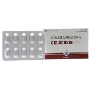 Thuốc giảm đau, kháng viêm Celecoxib 200mg DMC (3 vỉ x 10 viên/hộp)