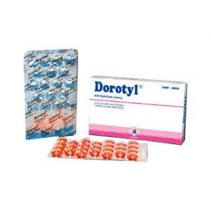 Thuốc giãn cơ Dorotyl 250mg (2 vỉ x 25 viên/hộp)