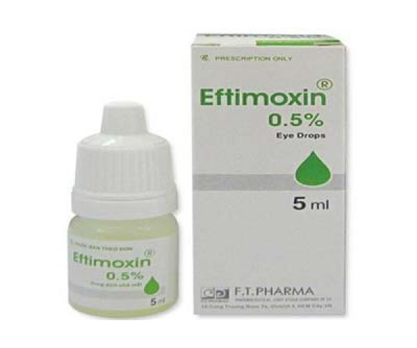 Thuốc nhỏ mắt điều trị viêm kết mạc Eftimoxin 0.5% (5ml)