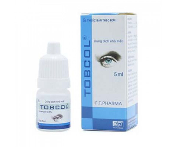 Thuốc nhỏ mắt điều trị viêm kết mạc Tobcol (5ml)