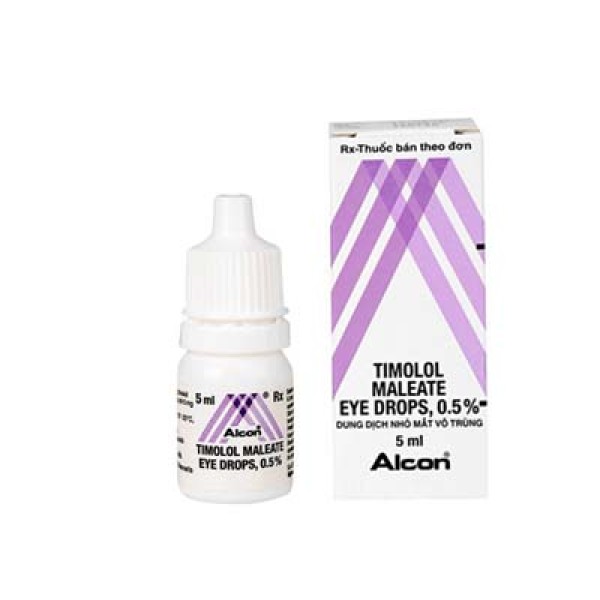 Dung dịch nhỏ mắt vô trùng Timolol 0.5% (5ml)