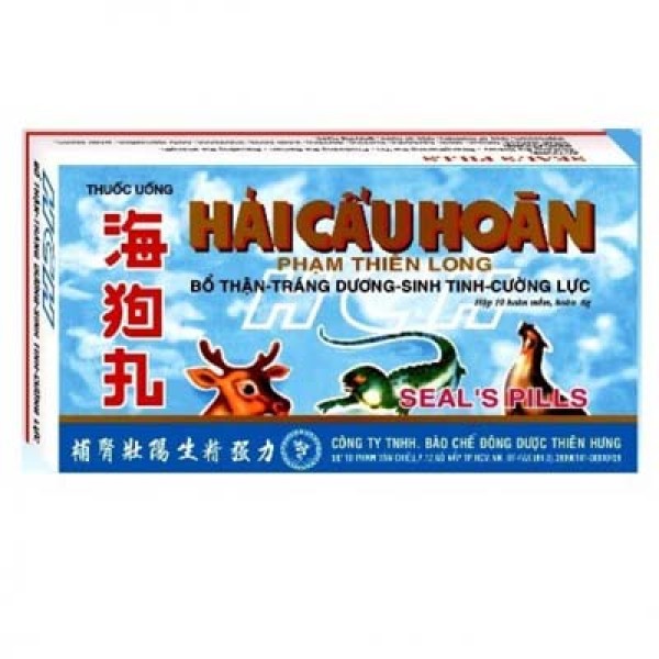 Thuốc bổ thận, tráng dương, tăng cường sinh lực Hải Cẩu Hoàn