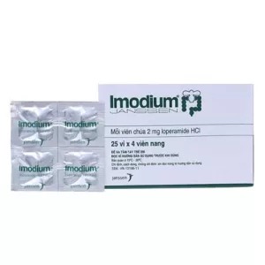 Imodium 2mg (25 vỉ x 4 viên/hộp)