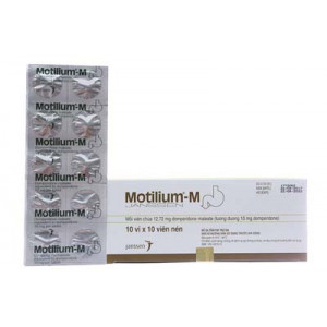 Thuốc chống nôn Motilium - M (10 vỉ x 10 viên/hộp)