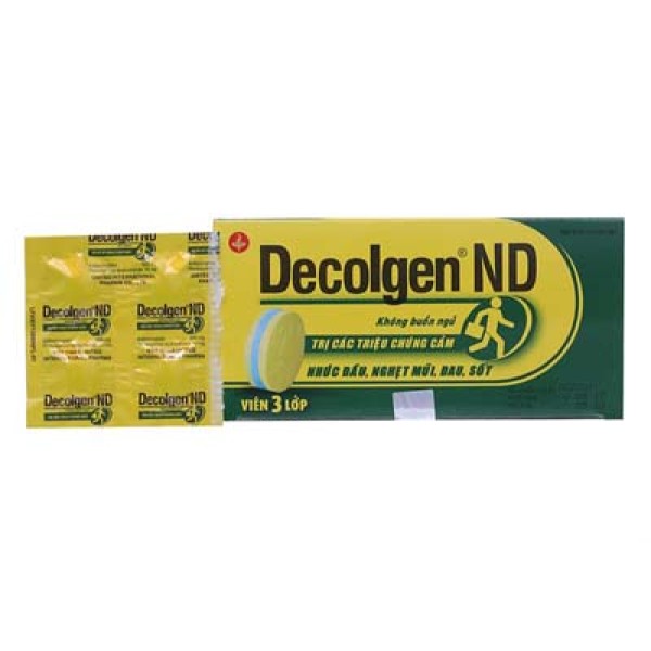 Thuốc điều trị các triệu chứng cảm Decolgen ND (25 vỉ x 4 viên/hộp)