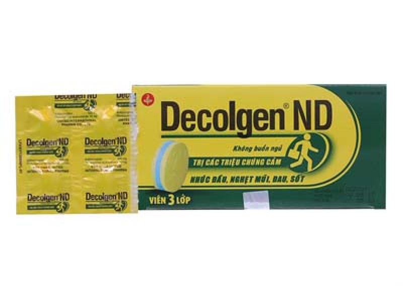 Thuốc điều trị các triệu chứng cảm Decolgen ND (25 vỉ x 4 viên/hộp)