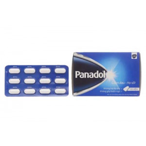 Thuốc giảm đau, hạ sốt Panadol 500mg (10 vỉ x 12 viên/hộp)