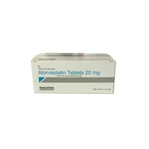 Atorvastatin 20mg Macleods (10 vỉ x 10 viên/hộp)