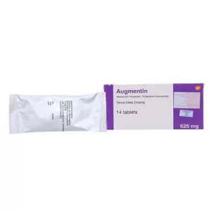 Augmentin 625mg (2 vỉ x 7 viên/hộp)