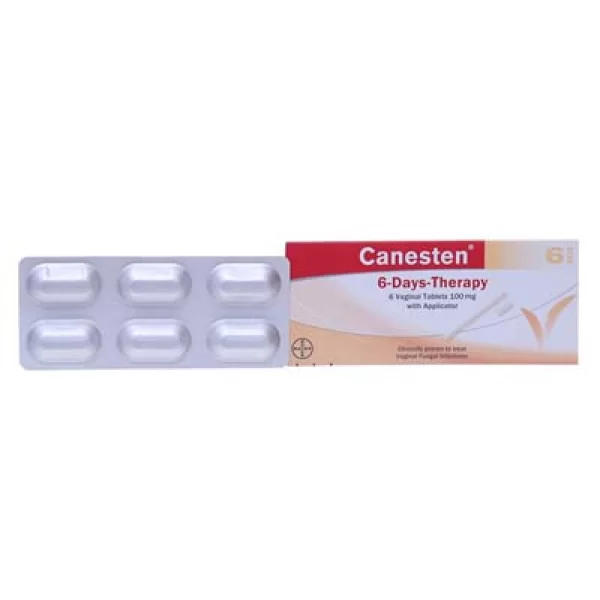 Viên đặt âm đạo trị nấm Canesten 100mg (6 viên/hộp)