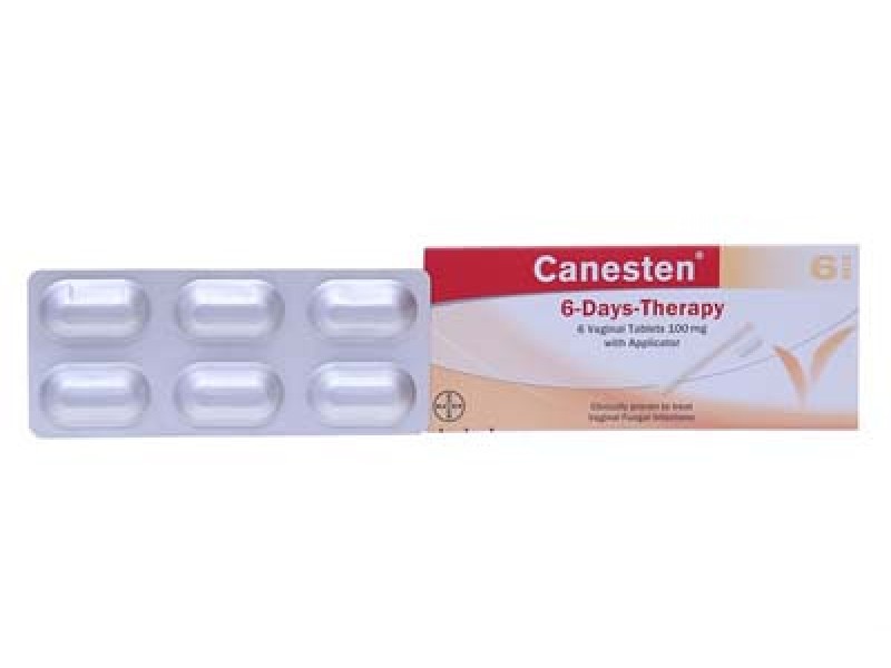 Viên đặt âm đạo trị nấm Canesten 100mg (6 viên/hộp)