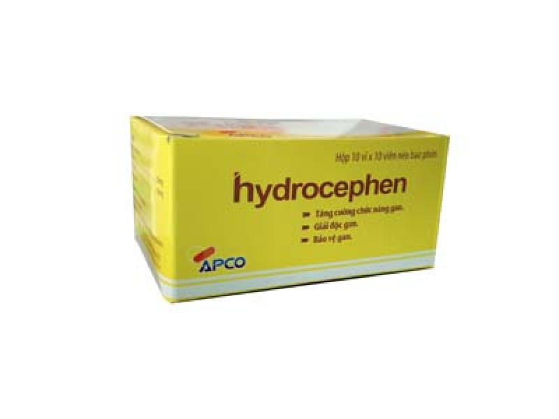 Thuốc tăng cường chức năng gan, giải độc gan Hydrocephen (10 vỉ x 10 viên/hộp)