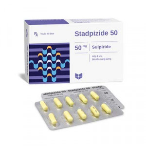 Thuốc trị rối loạn tâm thần phân liệt Sulpiride 50mg Stella (5 vỉ x 10 viên/hộp)