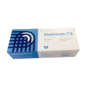 Thuốc giảm đau, kháng viêm Stadxicam 7.5mg (5 vỉ x 10 viên/hộp)