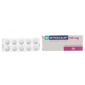 Thuốc giãn cơ Mydocalm 150mg (3 vỉ x 10 viên/hộp)