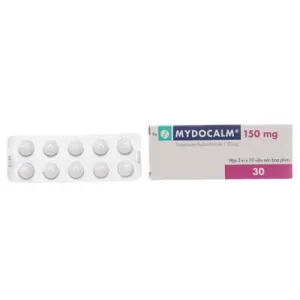Mydocalm 150mg (3 vỉ x 10 viên/hộp)