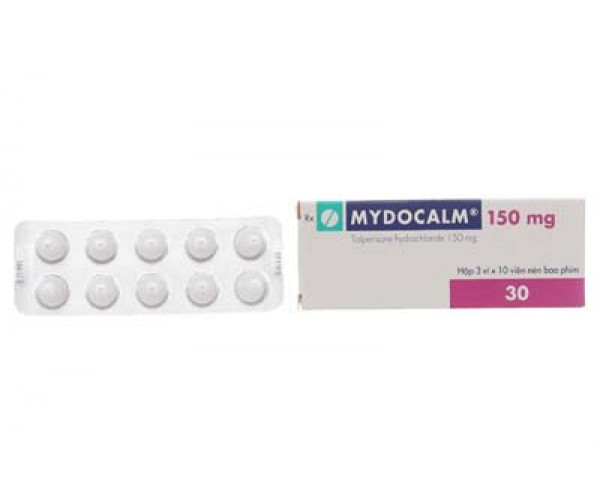 Thuốc giãn cơ Mydocalm 150mg (3 vỉ x 10 viên/hộp)