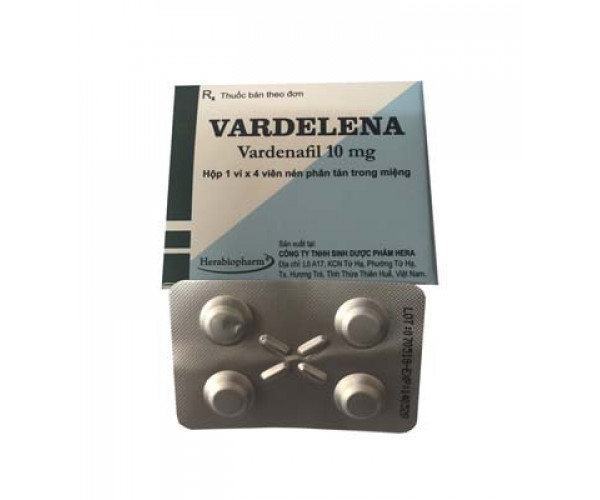Thuốc trị rối loạn cương dương Vardelena (4 viên/hộp)