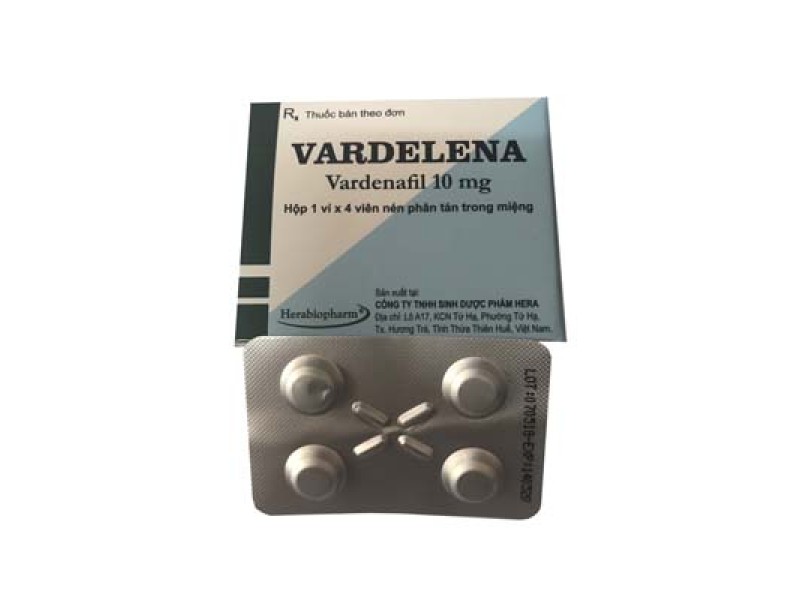 Thuốc trị rối loạn cương dương Vardelena (4 viên/hộp)