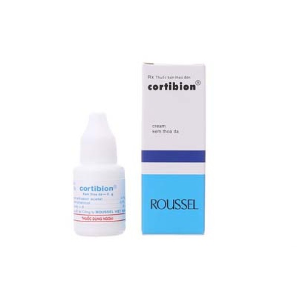 Kem điều trị viêm da chứa corticoid Cortibion (8g)