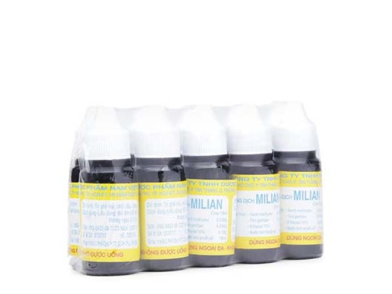 Dung dịch điều trị nhiễm khuẩn ngoài da Milian (18ml)