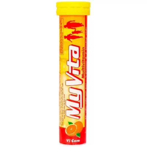 Viên sủi Myvita hương cam (20 viên/tube)