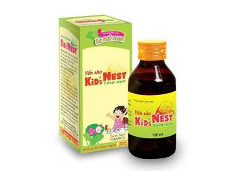 Sirô yến sào giúp trẻ ăn ngủ ngon Kid's Nest tâm sen (120ml)