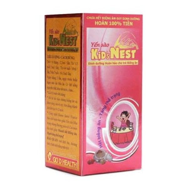 Sirô yến sào cho trẻ biếng ăn Kid's Nest (120ml)