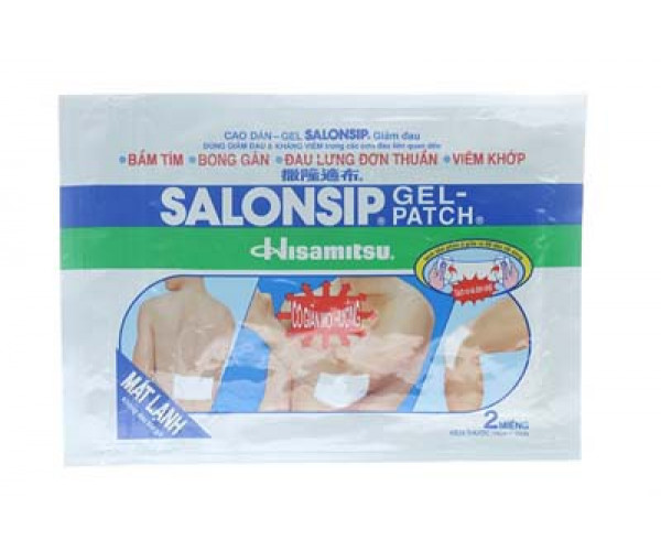 Salonsip Gel-Patch (2 miếng x 10 gói/hộp)