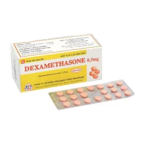 Dexamethasone 0.5mg MKP (10 vỉ x 20 viên/hộp)