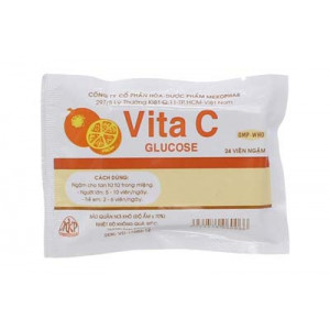 Viên ngậm bổ sung vitamin C Vita C Glucose 50mg