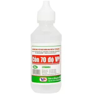 Cồn y tế 70 độ trắng Vĩnh Phúc (60ml)