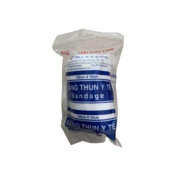 Băng thun y tế 3 móc (120cmx10cm)