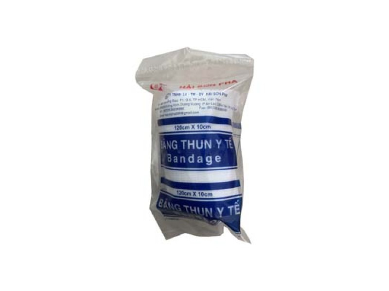 Băng thun y tế 3 móc (120cmx10cm)